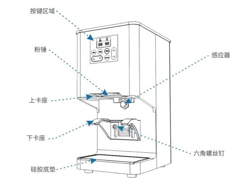 全自动咖啡压粉器PT1使用方法